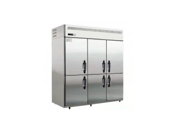 松下/panasonic商用冰箱六门双温冰箱直冷铜管不锈钢高身厨房柜 图片及产品介绍