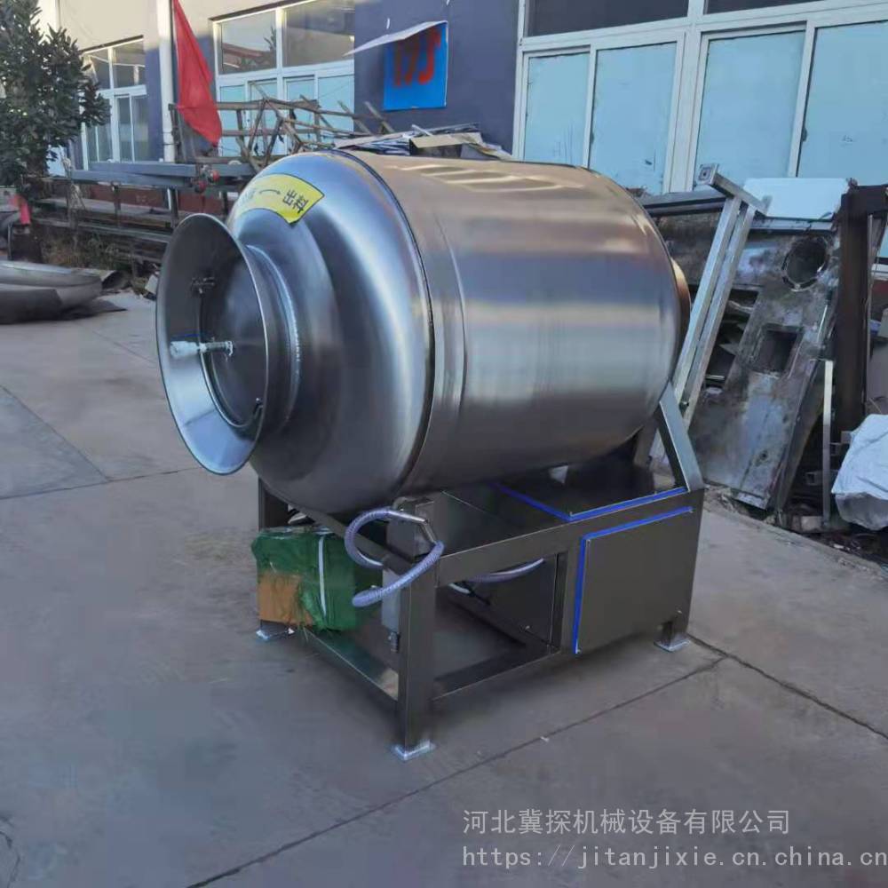 肉制品加工设备中大型真空商用滚揉机肉类腌制机冀探jtgrj图片 价格
