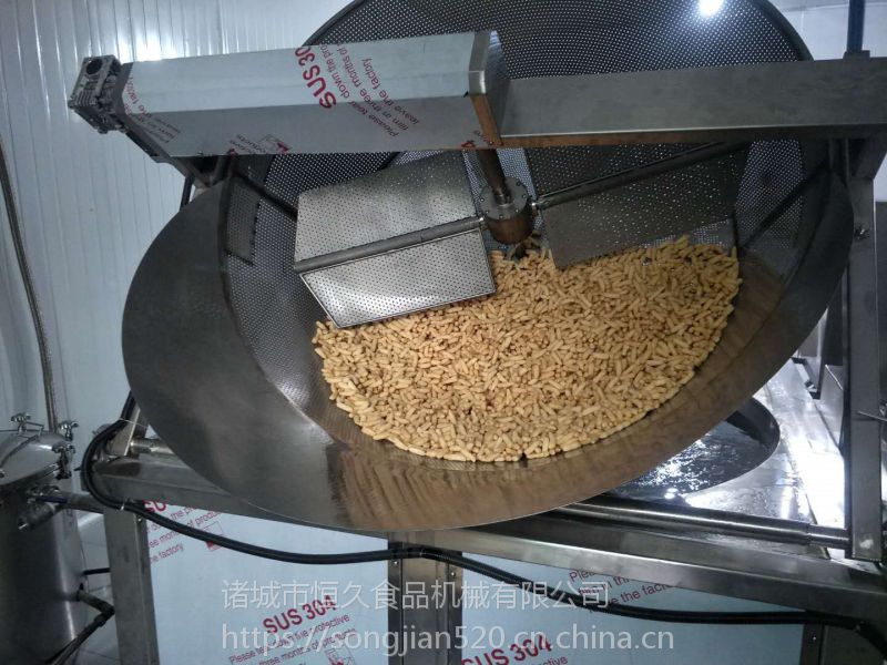 其他食品、饮料加工半自动江米条生产线自动出料油炸生产线图片 价格