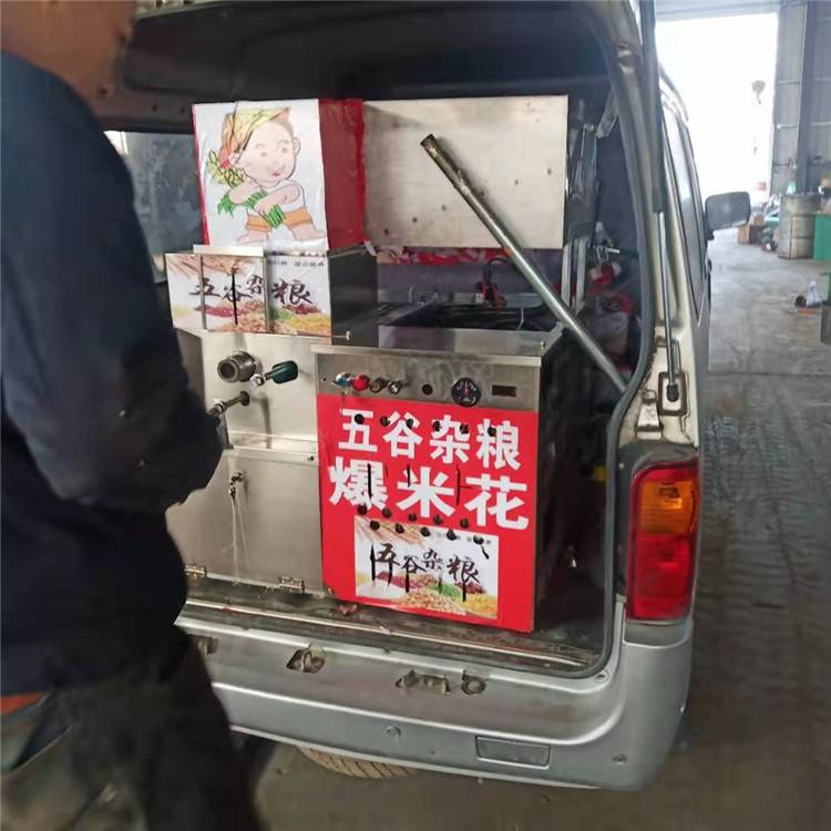 休閑食品加工設備五谷雜糧四缸膨化機流動擺攤柴油膨化機香酥脆食品膨化機廠家圖片及產品詳情
