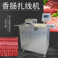 九盈机械肉制品加工设备广州香肠加工机器 腊肠粗加工设备 切肉机 灌肠机 香肠扎线机订金图片 价格