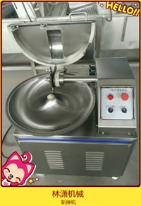 林瀟食品機械廠機械設備合肥lx20魚肉卷斬拌機 高速變頻質量過硬 304不銹鋼材質 值得信賴圖片 價格