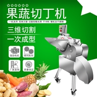 九盈机械机械设备虾仁切丁机tj-800 三维3d菠萝切丁机洋葱南瓜冬瓜 九盈机械图片 价格