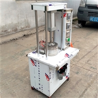 鑫鹏机械设备河北鑫鹏烙饼机 小型仿手工带花压饼机 薄厚可调图片 价格
