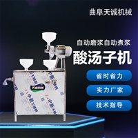 天诚机械设备自动磨浆煮浆一体馇条机 出机自熟酸汤子机价格图片 价格