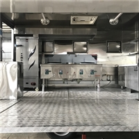 天宏专用汽车机械设备农村宴席包桌流动厨房车 解放国六流动餐车图片 价格