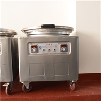 遥墙厨具机械设备立式小型燃气电饼铛 酱香饼设备 大型双层加热电饼铛图片及产品详情