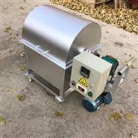 山東凱睿琦機械機械設備批發花生芝麻炒貨機型號 榨油機配套滾筒炒鍋機 電加熱自動炒料機圖片及產品詳情