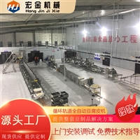 济南宏金机械设备有限公司机械设备宿迁大型豆腐皮生产线 全自动豆腐皮机器免费安装图片及产品详情