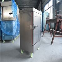 遥墙厨具机械设备燃气蒸饭柜 商用饭堂多盘蒸饭车智能  电磁蒸饭柜图片 价格