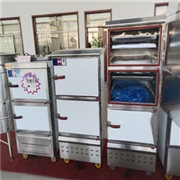 厨帮邦机械设备商用燃气海鲜蒸柜 酒店专用海鲜蒸柜 三门节能海鲜蒸柜批发图片 价格