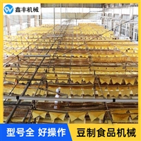 鑫丰机械设备商用腐竹机生产厂家 全自动腐竹机生产线 自动揭皮自动烘干图片及产品详情