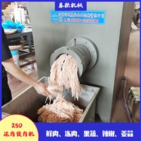 密州春秋 18366316377机械设备辣椒酱绞肉机 牛肉丸绞肉机 蔬菜绞碎设备 250冻肉绞肉机图片 价格