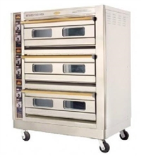 恒联机械设备恒联三层六盘烤箱gl-6a 商用三层电烤箱 不锈钢烤面包炉 烘烤炉图片及产品详情