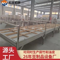 宏金机械设备可定制腐竹机器生产线 宏金机械豆棍机豆棒机 豆制品成套设备图片及产品详情