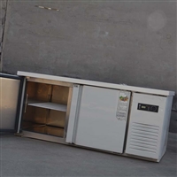 山东厨帮邦机械设备1.5m直冷保鲜工作台 不锈钢保鲜工作台 唐山双温保鲜工作台图片 价格