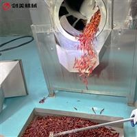創美機械機械設備辣椒電磁炒貨機 多用不銹鋼滾筒炒制設備 全自動茴香八角炒料機器圖片及產品詳情