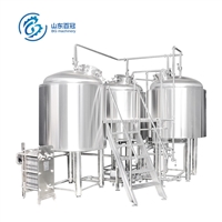 百冠机械机械设备啤酒酿造设备 精酿啤酒糖化设备厂家 不锈钢容器图片及产品详情