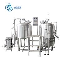 百冠机械机械设备小型精酿啤酒设备 啤酒酿造机器 厂家直供 500l啤酒生产线图片及产品详情