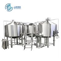 百冠机械机械设备小型酒店酒吧自酿啤酒 糖化系统 精酿成套设备 不锈钢500l图片及产品详情