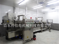 科信得机械科技有限公司机械设备虎皮蛋油炸机流水线 全自动油炸机设备图片 价格