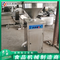 启宏机械设备液压灌肠机 启宏 定量扭结灌肠机 火腿肠制作机器 源头厂家图片 价格
