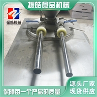 山東振皓機械設備牛羊豬肉灌腸機 肉泥肉丁灌腸機 大型雙管灌腸機 振皓液壓灌腸機圖片 價格