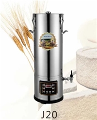 禾元豆制品加工设备禾元商用豆浆机 hy200b-j20米糊豆浆机 不锈钢磨浆机 20l浆渣分离图片及产品详情