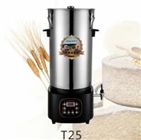 禾元豆制品加工设备禾元商用豆浆机 hy250b-t25米糊豆浆机 不锈钢浆渣分离器 磨浆机图片及产品详情