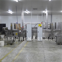 山东科信得机械设备米老头膨化食品油炸机 锅巴油炸线 电加热油炸设备图片 价格