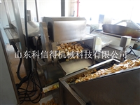 山东科信得机械设备鸭翅油炸机 九九鸭脖油炸机 自动出料鸭掌鸡爪油炸机图片 价格