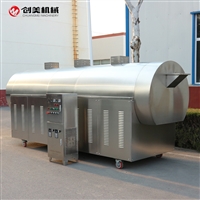 創美機械設備創美全自動大型炒瓜子流水線 連續式滾筒電磁炒鍋廠家生產 炒豆子機器圖片及產品詳情