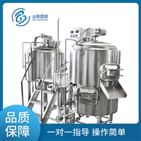 百冠机械机械设备啤酒设备生产厂家 精酿大型原酿酿酒机 制造厂定制批发加工图片及产品详情
