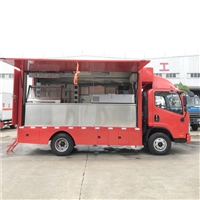 湖北钰昕汽车销售有限公司机械设备农村流水席移动厨房车 国六蓝牌4米2餐车 红白喜事宴会车图片 价格