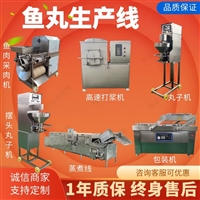 鼎益嘉机械设备鱼丸生产线 牛肉丸加工设备 鸡肉丸整套加工机器 素菜丸子流水线图片 价格