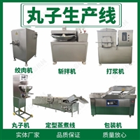 鼎益嘉机械设备牛肉丸子生产线   鼎益嘉 肉丸子生产线 四喜丸子成型设备整套图片 价格
