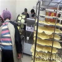 峰植机械设备方形不锈钢春卷皮机 厂家新型推出丝娃娃皮机 自动控温烙饼机图片 价格