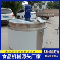 啟順源機械設(shè)備果醬熬制夾層鍋 熬粥化糖夾層鍋 食品鹵煮攪拌鍋啟順源供應(yīng)圖片 價格