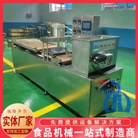 赫品机械机械设备全自动不锈钢烙馍机 赫品卷饼机器 双页饼烙饼机器图片 价格