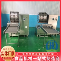 赫品机械机械设备双排蛋皮机 赫品全自动蛋皮机 烤鸭饼机器图片 价格