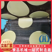 赫品机械机械设备全自动圆形蛋皮机 加工定制榴莲千层蛋皮机器 烤鸭饼机厂家图片 价格