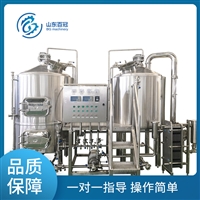 百冠机械机械设备300升自酿啤酒设备 饭店现酿设备报价 型号可定制图片及产品详情