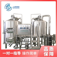 百冠机械机械设备饭店啤酒设备厂家 精酿设备报价 生产酿酒机械设备图片及产品详情