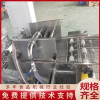 赫品机械机械设备供应土豆条上浆机 全自动甘梅地瓜条挂浆机 香酥藕条生产线图片及产品详情