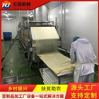 济南宏金机械设备有限公司机械设备乡村振兴腐竹厂加工腐竹设备 宏金新型腐竹生产线上门安装图片及产品详情