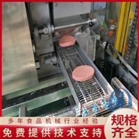 赫品机械机械设备小花肉饼成型机 加工定制素肉饼成型设备 鸡肉饼成型机器图片及产品详情