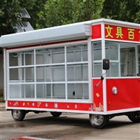 极致商贸机械设备文具百货车 售货餐车 定制螺蛳粉电动餐车图片 价格