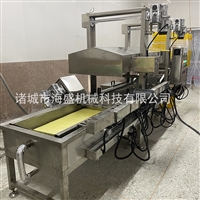 海盛機械機械設備春卷豆皮油炸機 薄脆油炸流水線 香酥魚連續式油炸設備圖片 價格