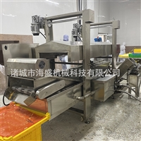 海盛機械機械設備自動濾油油炸流水線 全自動油炸設備 炸子梅魚油炸機圖片 價格