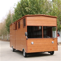 极致商贸机械设备电动四轮小吃车 摆摊地摊车 木屋移动餐车 早餐美食车定制图片 价格